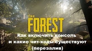 Как включить консоль в The forest и какие чит-коды существуют(перезалив)