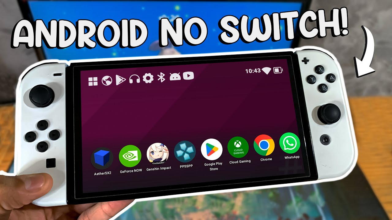 INSTALEI ANDROID NO SWITCH RODOU PS2 E ATÉ JOGOS DE PC?