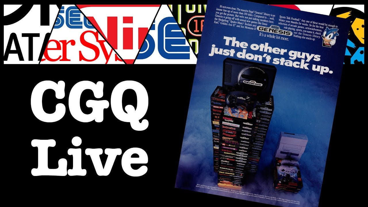 CGQ Live Ep. 27 - Sega Genesis and the new 8BitDo Controller!