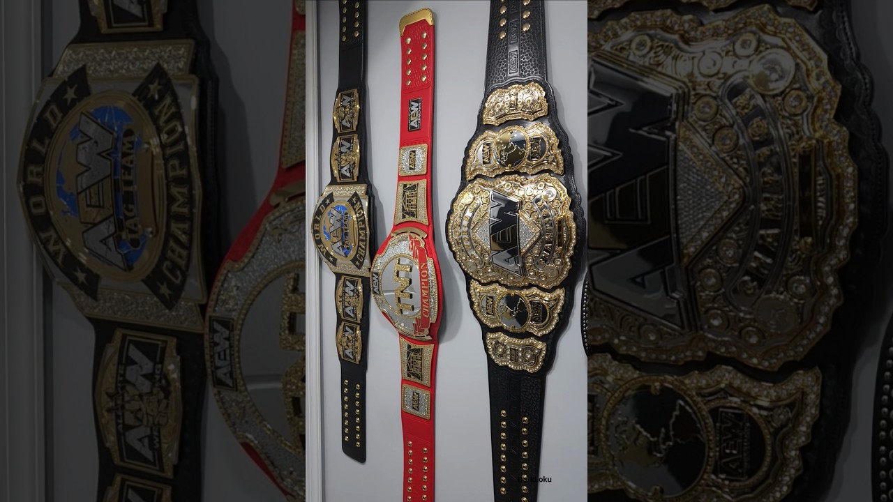 AEW Titles featured this 