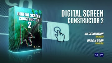 Digital Screen Constructor 2 | After Effects | Premiere Pro