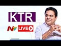 Minister KTR Live : KTR Interacts With Industrialists at Somajiguda