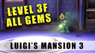 Luigi's Mansion 3 Level 3 gems - Floor 3F all jewel locations screenshot 1