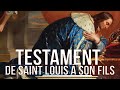 Testament de saint louis  son fils