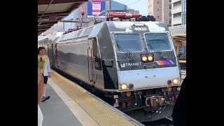 NJTransit Train at New Brunswick Station