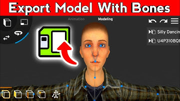 How to export model with bones