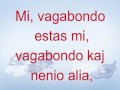MI, VAGABONDO   (D. Dattoli/A. Salerno) - Esperantigo: Emanuele Rovere
