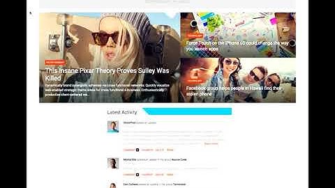 Socialize: Creating A Homepage