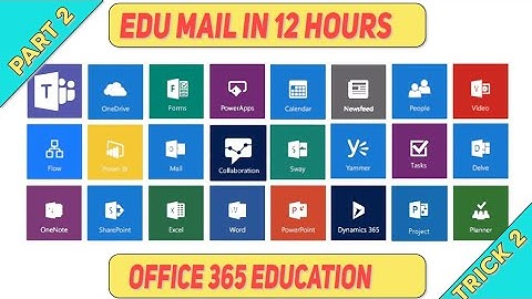 EDU MAIL | OFFICE 365 & AZURE | PART 2