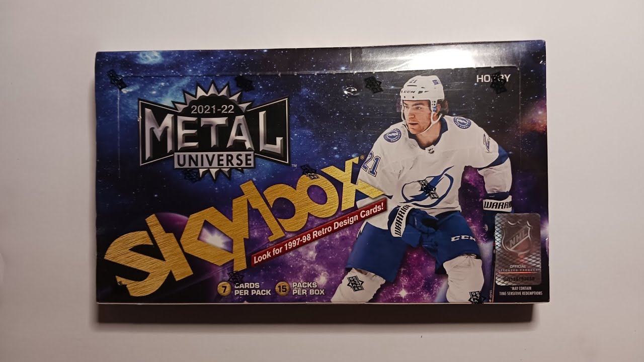 THE SKY'S THE LIMIT! PMG or AUTO? Hobby Box of 2021-22 Skybox Metal Universe Hockey 🏒  