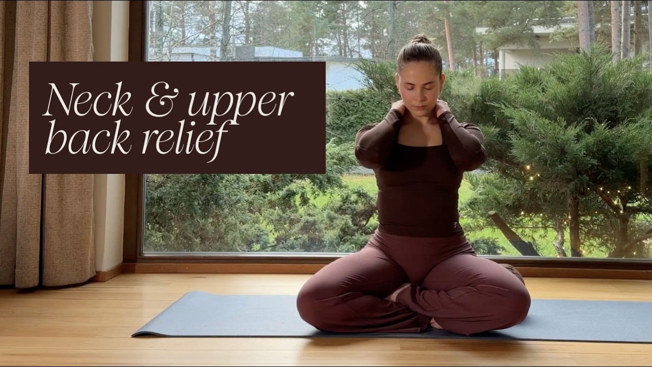 8-Min Neck & Upper Back Release | Gentle Stretches for Tension