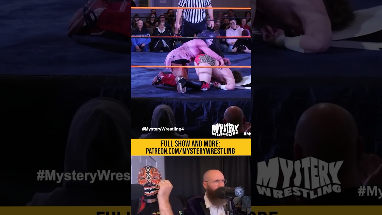 Su Yung tries to murder Joey Janela 🙃 #prowrestling #mystery #eviluno #suyung #joeyjanela #doors