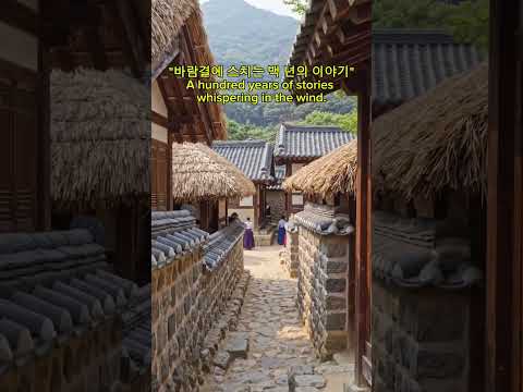 ​A timeless journey through time: Andong Hahoe Village (안동 하회마을의 시간 여행) ✨ #Shorts