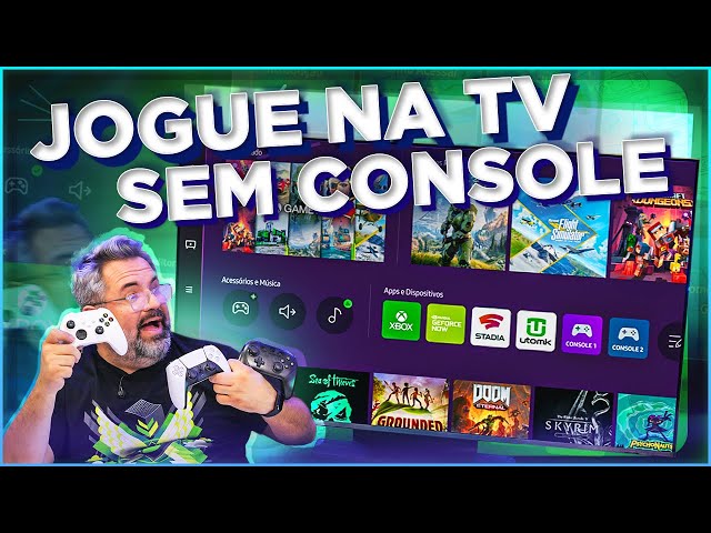 VEJA COMO JOGAR XBOX GAME PASS NA TV SAMSUNG QLED Q80A SEM PRECISAR DE  CONSOLE 