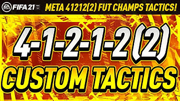 BEST 41212 CUSTOM TACTICS! UPDATED POST PATCH 4-1-2-1-2 (2) TACTICS & PLAYER INSTURCTIONS! FIFA 21!