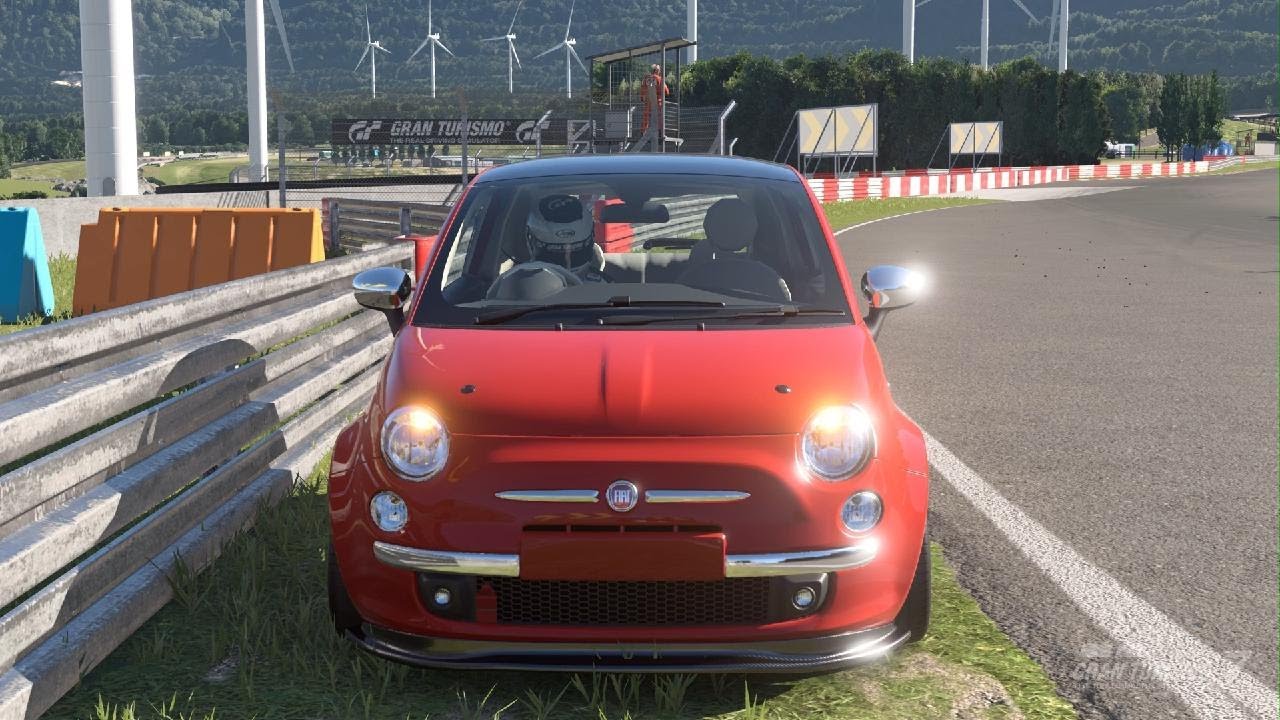 GT7 Circuito. Fiat 500 1.2 8V Lounge SS 2008. Deportivo 79CV.