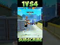 1vs3 gameplay 🙏#viral #freefire #shortsfeed #arisudanyt #ironicff #b2k #tranding #shorts #1vs4