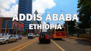 Addis Ababa, Ethiopia - The Capital of Ehiopia - Driving Tour 4K