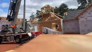 Cupola and hip roof raising