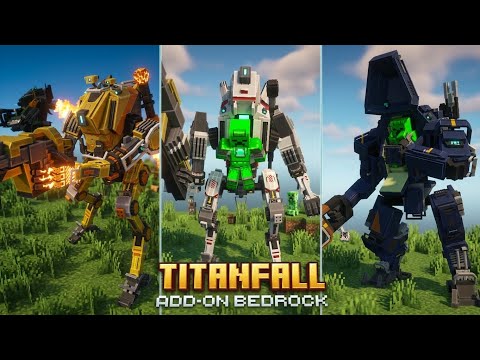 BEST TITANFALL ROBOT ADDON MINECRAFT BEDROCK