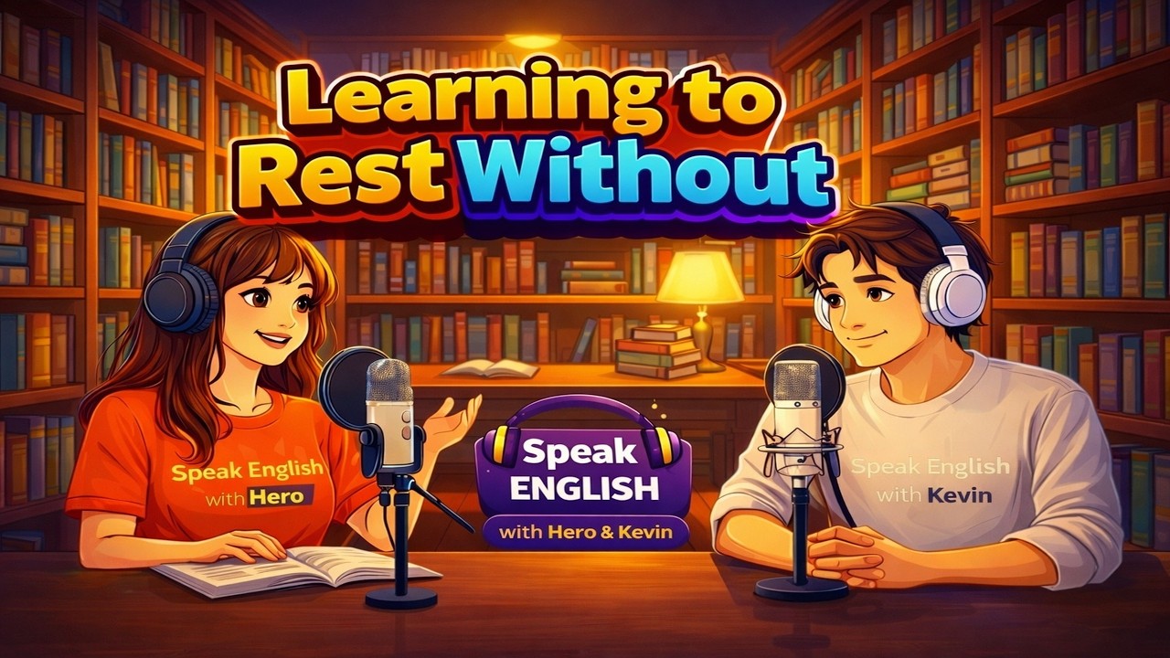 Free Time, Guilt & Resting Without Pressure|English Podcast For Easy English