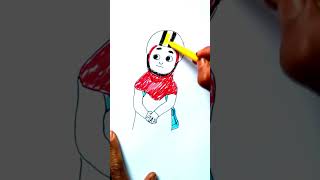 Menggambar Dan Mewarnai Rara Dalam Animasi Nussa dan Rara