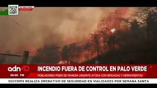 🚨¡Última Hora! Reportan incendio forestal en Nogales, Veracruz, está fuera de control