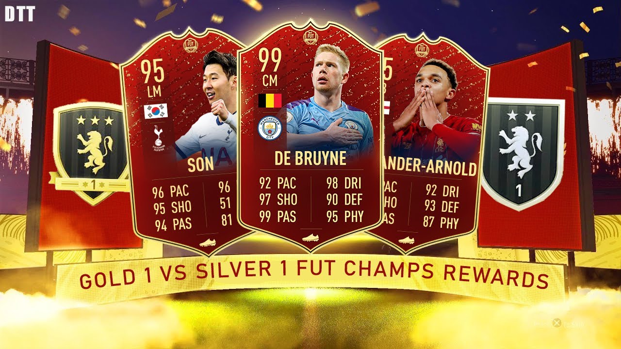 Silver 1 VS Gold 1 TOTSSF FUT Champions Rewards! Insane Packs! FIFA 20 Ultimate Team!