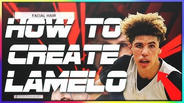 NBA 2K18 - LaMelo Ball Creation Tutorial W/ Realistic Jumpshot