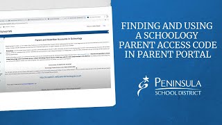 Celebrity Family Supports | Finding and Using a Schoology Parent Access Code in Parent Portal Profile