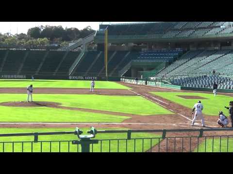 プロ野球トライアウト 20111124 秦裕二-桜井 喜田 松井 渡部
