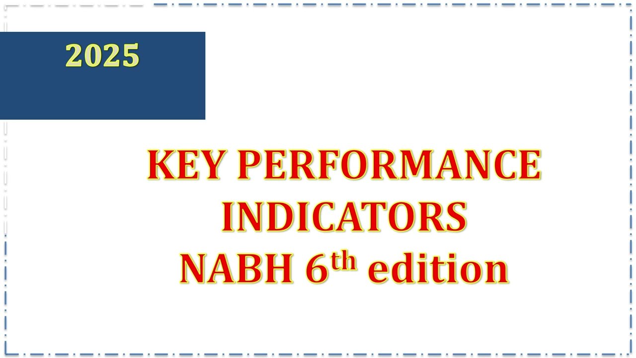 Quality Indicators in Hospitals | NABH 6th Edition Standards for Patient Safety & Healthcare Excelle