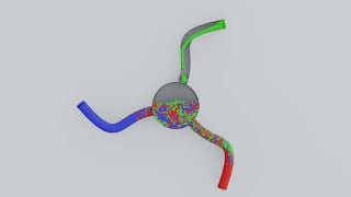 Particle Simulation #55 : Move Like Fluid Simulation