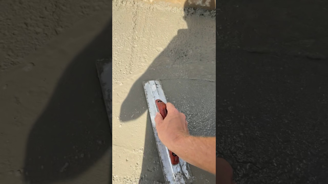How to finish concrete! YouTube