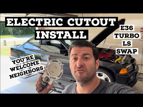 ELECTRIC EXHAUST CUTOUT INSTALL: BMW E36 Turbo LS Swap