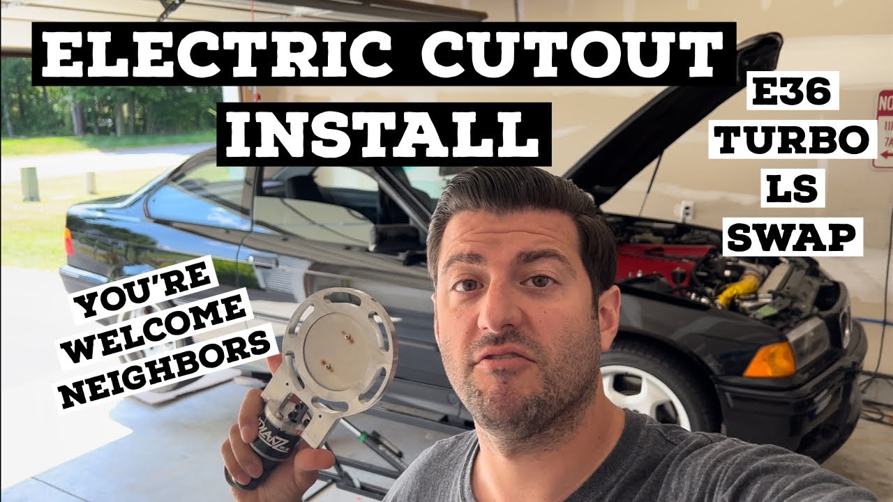 ELECTRIC EXHAUST CUTOUT INSTALL BMW E36 Turbo LS Swap YouTube