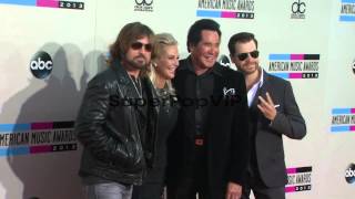 Billy Ray Cyrus, Kathleen McCrone, Wayne Newton at 2013 A...