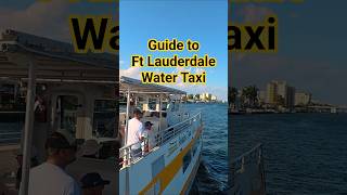 Guude to #fortlauderdale Water Taxi