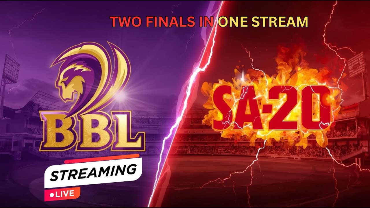🔴 LIVE: BBL FINAL + SA20 FINAL | CRICKET 24 LAVXTREME