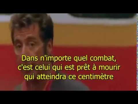 L'enfer du dimanche (Any given sunday) - speech d'Al Pacino sous titré