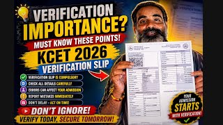What is ugcet 2026 Verification ? Important points point Verification details? @MATHSTechy 