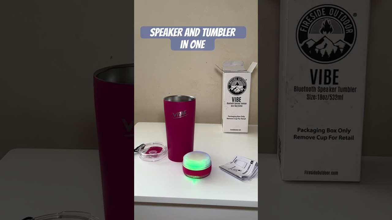 Regardez Tumbler and Speaker in One! Genius find from Amazon!Bluetooth Speaker with great sound #amazonfinds sur YouTube Regardez Tumbler and Speaker in One! Genius find from Amazon!Bluetooth Speaker with great sound #amazonfinds sur YouTube