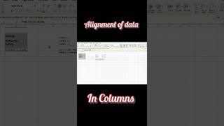 How to Align Data in Excel Column in 30 Seconds | Excel Tips #excel #exceltips