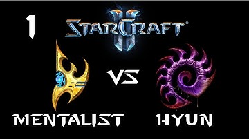 StarCraft 2 - Mentalist [P] vs HyuN [Z] G1 (Commentary)