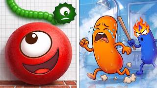 Hungry Balls Vs Pet Me Maze Max Level Up SpeedRun Gameplay Android/IOS Walkthrough 3Star! screenshot 3