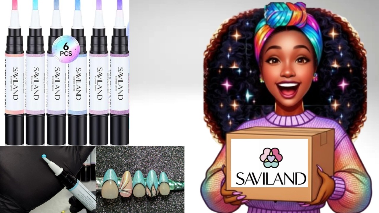 Урок по маникюру | Можно ли сделать дизайн с помощью гелевых ручек One Step от Saviland?