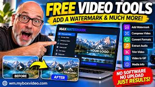 Add a Watermark to Video FREE | 7 Browser Video Tools (No Uploads!) screenshot 3