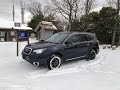 FORESTER SJG【浜田】金城オートバイ神社　雪道ドライブ　2018/12/29