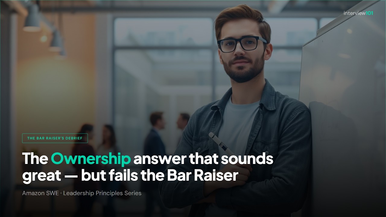 Amazon Bar Raiser: Why Your Ownership Answer Fails - YouTube