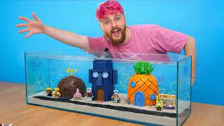 Lets Build Lego Bikini Bottom In A Fish Tank